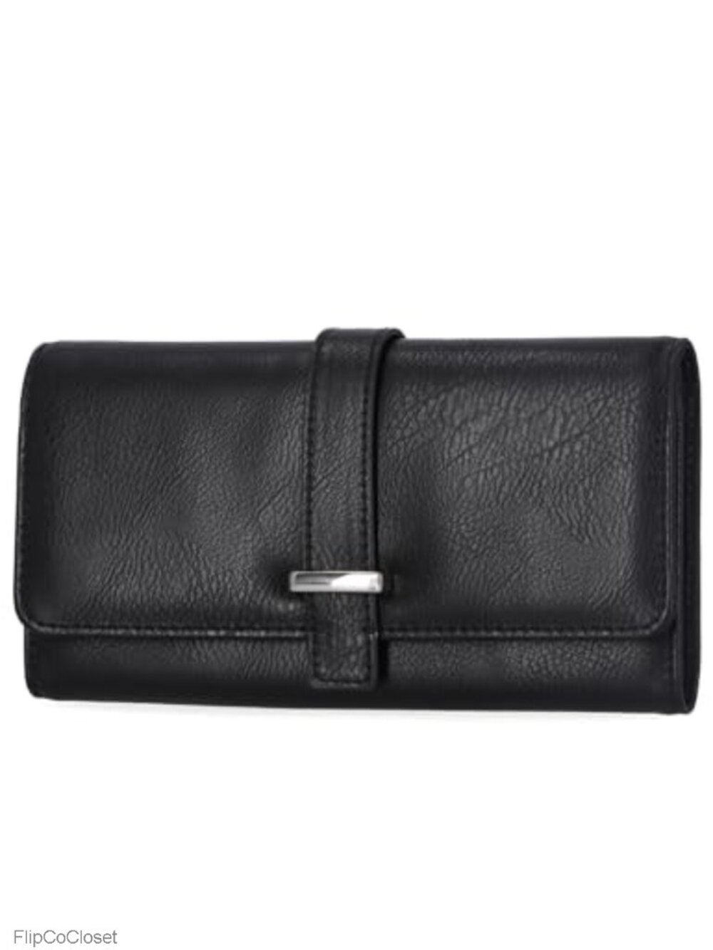 Vegan Leather RFID Blocking Wallet Clutch Organizer with Change Pocket